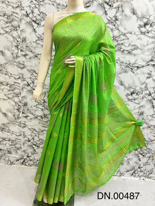   cloth>kota Staple tissue boder Saree All over buta 
Type> Hand block Print 
 uploaded by silk  saree on 3/26/2023