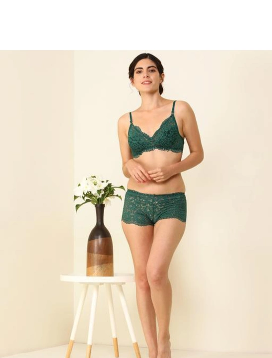 Women fancy bra panty set uploaded by Women undergarments on 3/26/2023