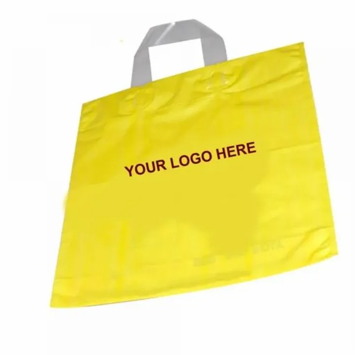 Loop handle plastic bag's uploaded by Jute24x7 on 3/26/2023