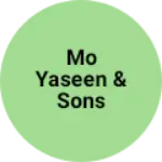 Business logo of Mo yaseen & Sons