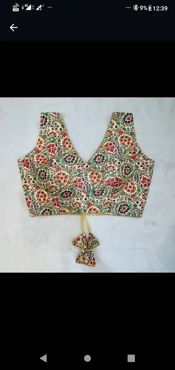 Dizital print blouse k uploaded by Yash creation on 3/26/2023