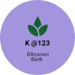 Business logo of K @123