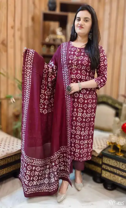 2nd lot ready

Kurtis Exclusive*

**

*Beautiful  febric reyon suit is perfect for all occasions*
🍃 uploaded by Gota Patti manufacturing on 3/27/2023