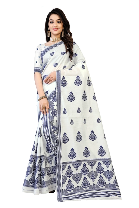 Mekhala cotton saree  uploaded by KUVARBA TEXTILE on 3/27/2023
