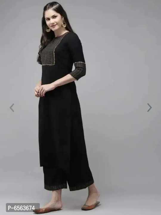 Womens Beautiful Kurta and Palazzo with Dupatta uploaded by Shopping deals  on 3/27/2023