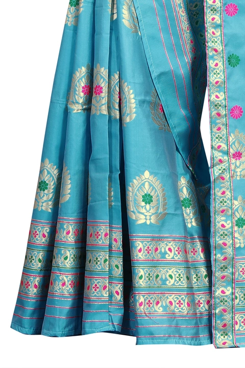 Mekhala sadar cotton saree  uploaded by KUVARBA TEXTILE on 3/27/2023