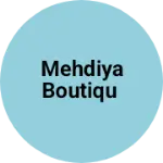 Business logo of Mehdiya boutiqu