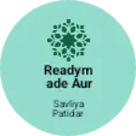 Business logo of Readymade aur shoes