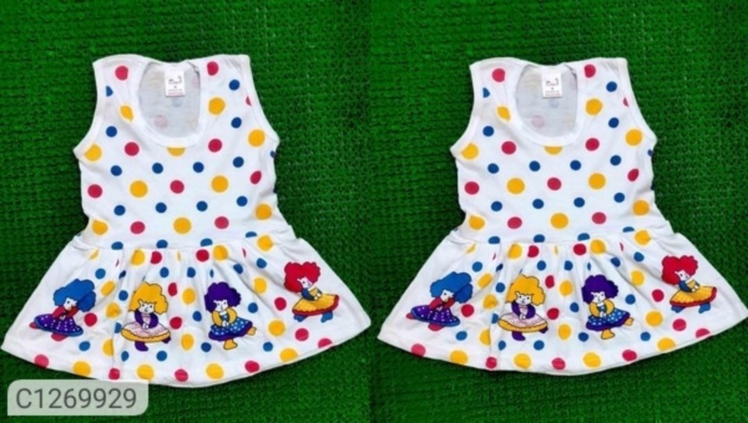 Post image Kids frocks @cod Gpay phone pe 
 
FREE SHIPPING ALL OVER INDIA 

630/-

*Catalog Name:* Kids Printed Frocks (Buy1Get1)

*Details:*
Description: It Has 2 Pieces of Frock
Age: 1 - 2 Years, 2 - 3 Years, 3 - 4 Years, 4 - 5 Years, 5 - 6 Years, 6 - 7 Years, 7 - 8 Years, 8 - 9 Years, 9 - 10 Years, 10 - 11 Years
Material: Hosiery
Work: Printed
Dimension: 25 x 20 x 4
Weight: 400 Gm
Designs: 6

💥 *FREE Shipping* 
💥 *FREE COD* 
💥 *FREE Return &amp; 100% Refund* 
🚚 *Delivery*: Within 7 days