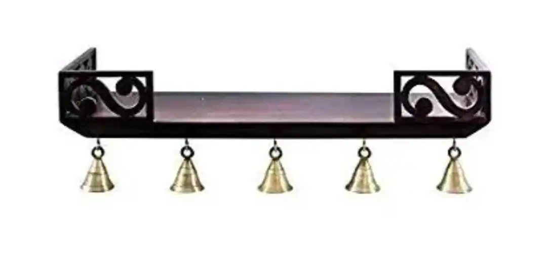 Temple Bellrack shelf Wall Mounted for home , Pooja Ghar & Living Room, Pooja Ghanti for bedroom uploaded by Zenzi Creations LLP on 5/28/2024