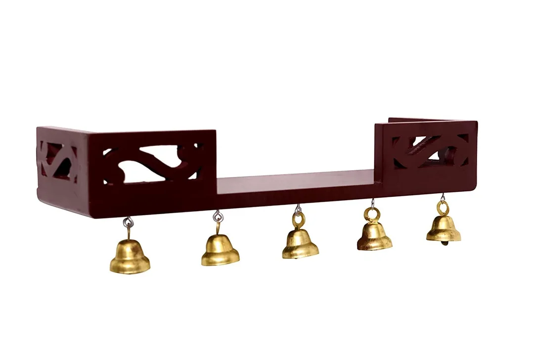 Temple Bellrack shelf Wall Mounted for home , Pooja Ghar & Living Room, Pooja Ghanti for bedroom uploaded by Zenzi Creations LLP on 3/27/2023