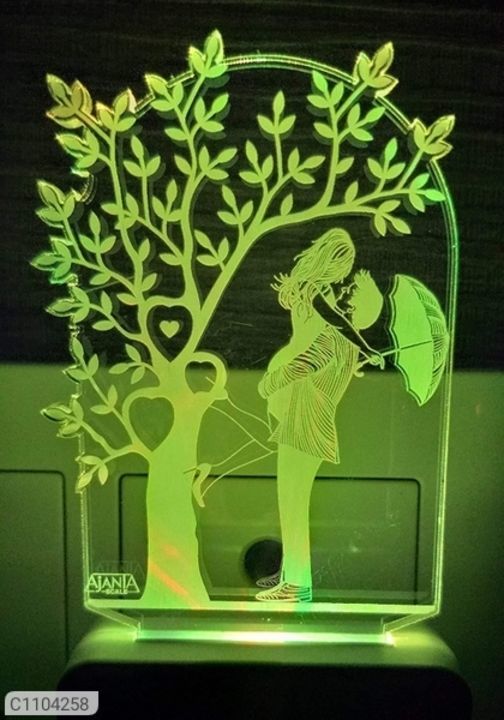 Post image Gift idols @cod Gpay phone pe 

FREE SHIPPING ALL OVER INDIA 

350/-

*Catalog Name:* Plastic 3D Night Lamp Vol-2

*Details:*
Description :- It Has 1 Piece of Couple &amp; Tree 3D Night Lamp (multicolor) / Krishna 3D Night Lamp (multicolor)
Material :- Acrylic Plastic 
Product Dimensions (L X B X H in cm) :- 4 X 7 X 5.5 cm
Product Weight: 300 gm 
Package Dimensions (L X B X H in cm): - 11.6 x 6.8 x 5.4 cm
Note: Extremely cool and 3D illusion, design is laser engraved on 4 mm thick acrylic glass, which is unbreakable;7 colors flash by turns, set brightness in 7 levels;set flash speed, ; away;ideal for living room, bedroom, bars, shop, coffee shop and hotel.
Adapter: 2 pin
Designs: 4


💥 *FREE COD* 
💥 *FREE Return &amp; 100% Refund* 
🚚 *Delivery*: Within 7 days