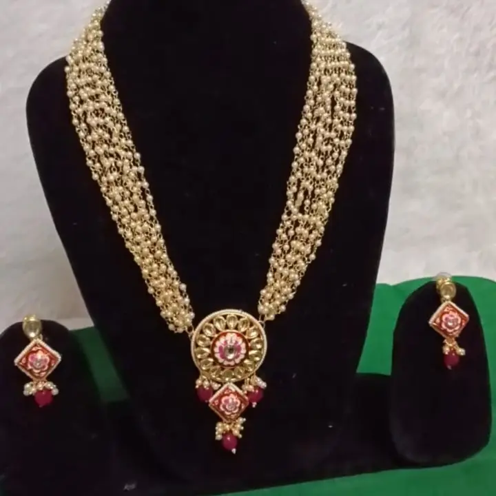 Kundan Necklace  uploaded by Dharnna creation on 3/27/2023