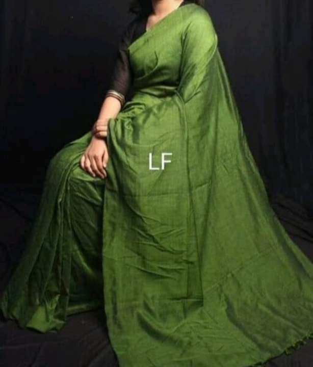 Cotton khadi saree with BP  uploaded by business on 3/27/2023