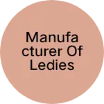 Business logo of Manufacturer of ledies suites and kurti plajo