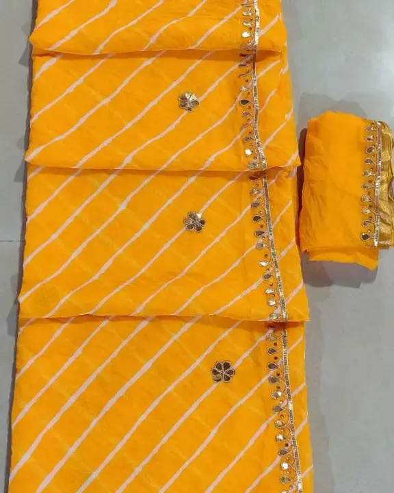 Product uploaded by Jaipuri wholesale gotta patti kurtis nd sarees on 3/27/2023