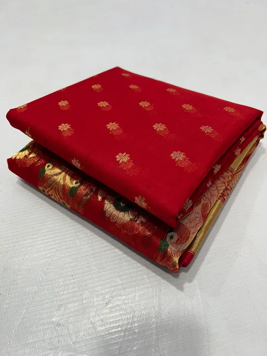 CHANDERI traditional handwoven pure silk saree  uploaded by WEAVER'S ORIGIN silk and Sarees on 3/27/2023