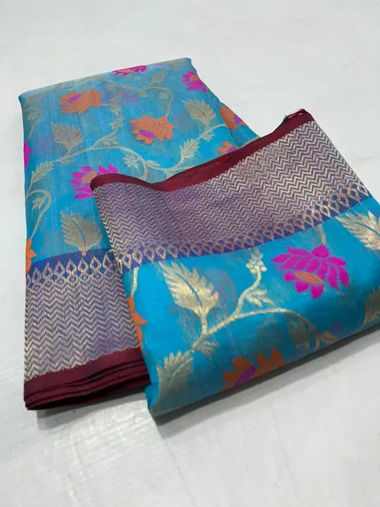 CHANDERI traditional handwoven pure silk saree  uploaded by WEAVER'S ORIGIN silk and Sarees on 3/27/2023
