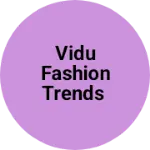 Business logo of Vidu fashion trends