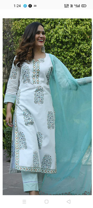 Product image with price: Rs. 495, ID: full-set-kurta-cotton-fabric-87fc7240