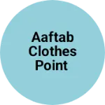 Business logo of Aaftab Clothes Point