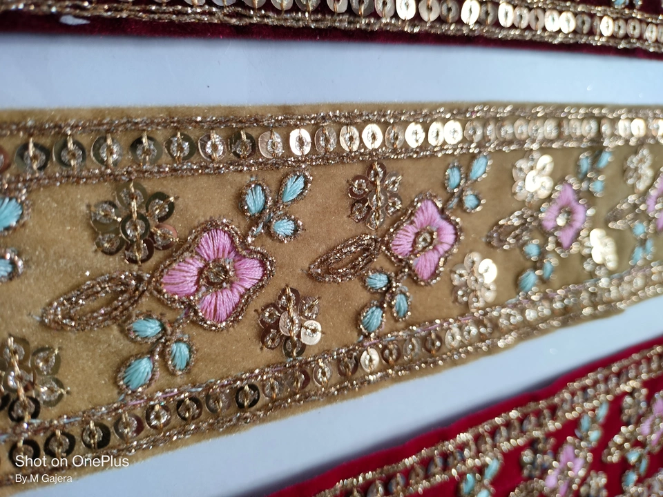 Fancy colourfull fancy lace  uploaded by Shreeji fashion on 3/27/2023