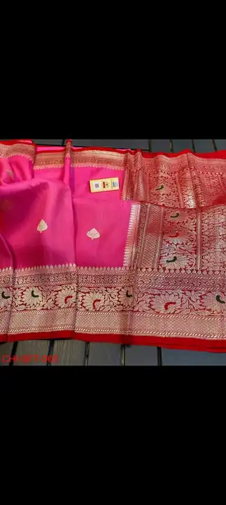 Semi Georgette Meena buti saree  uploaded by Farhan fabrics on 3/27/2023