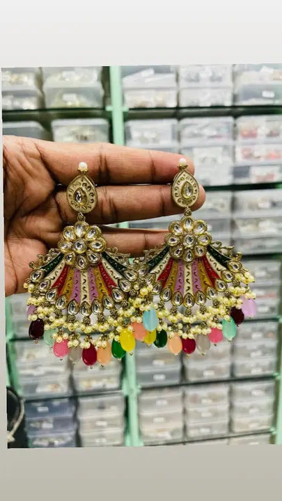 Bollywood earrings  uploaded by business on 3/27/2023