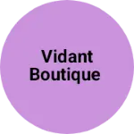 Business logo of Vidant boutique
