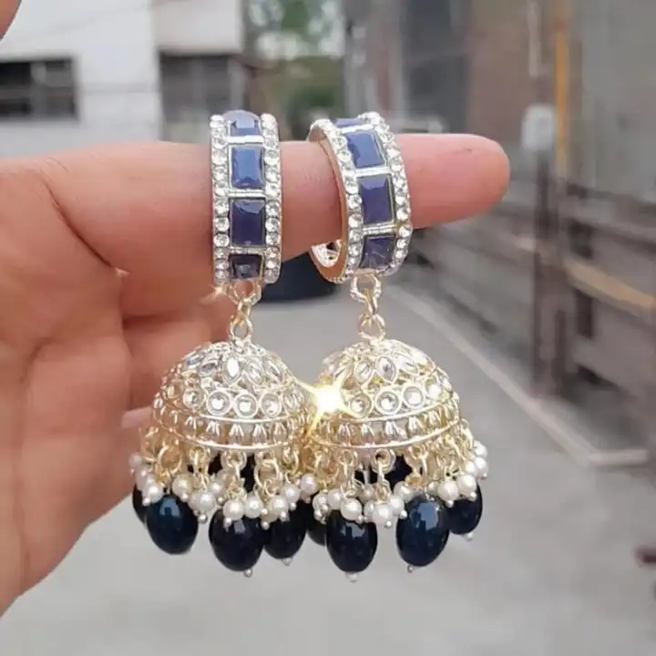 Meenakari Kundan earrings  uploaded by Sb designs on 3/27/2023