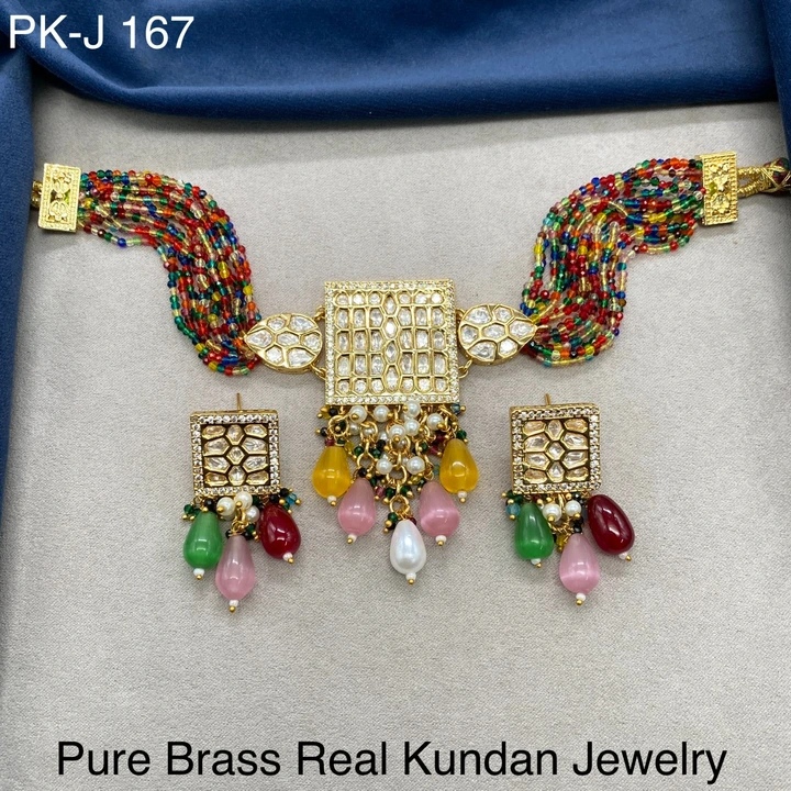 Real Kundan necklace set  uploaded by Sb designs on 3/27/2023