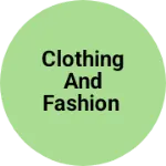 Business logo of Clothing and fashion