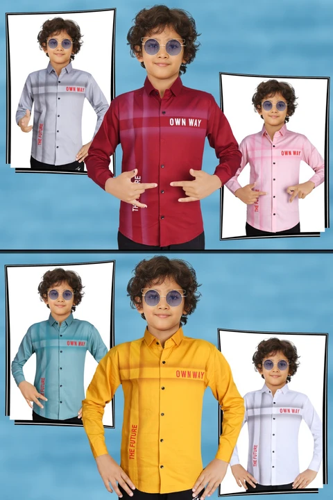 Kids full shirts  uploaded by Ayat collection on 5/28/2024