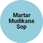 Business logo of Martar mudikana sop
