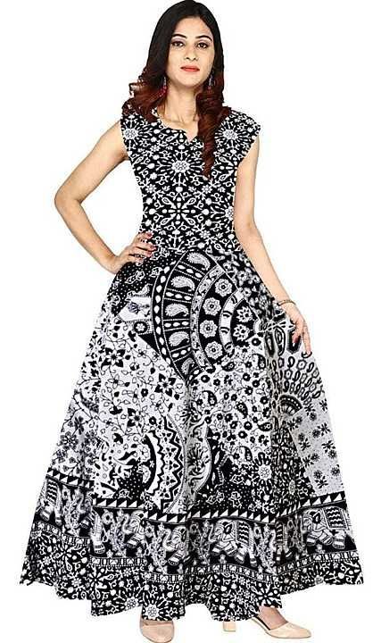 Jaipuri Cotton Maxi Dress uploaded by business on 7/10/2020
