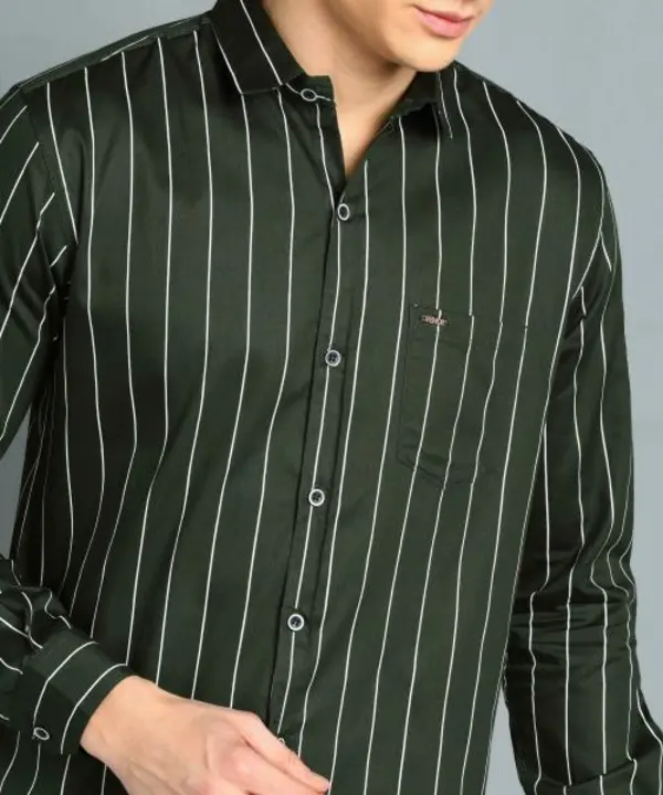 Chalk striped Shirt available for sizes M L  uploaded by Royal Shirts on 3/27/2023
