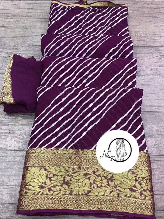 ❤️NSJ…presents  LEHRIYA special  saree 

*beautiful color combination Saree for all ladies*

👉keep  uploaded by Insta id - neelam_creation07  on 3/27/2023