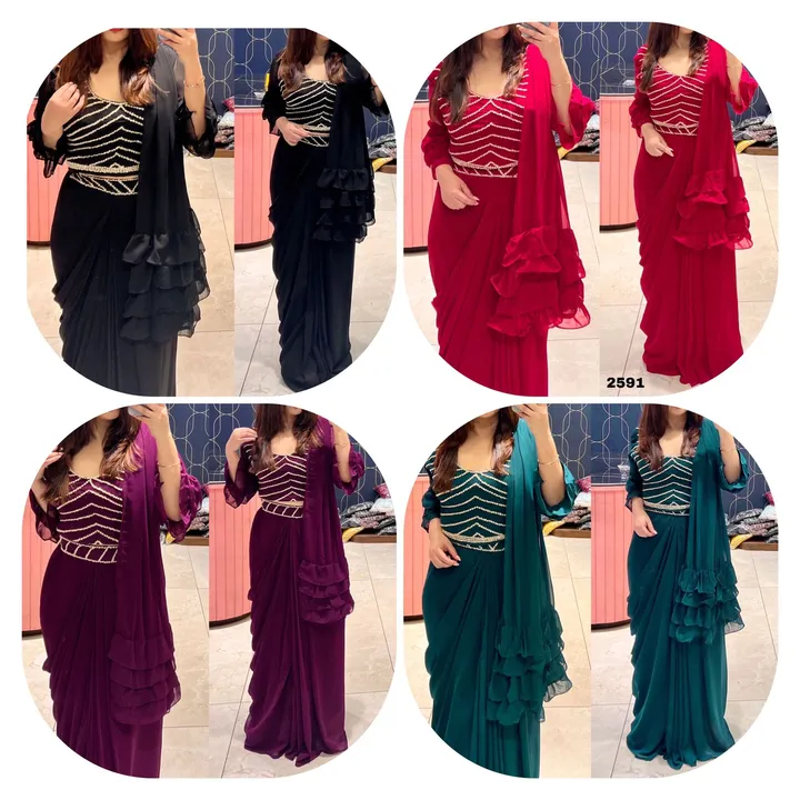 Trending sarees  uploaded by Roseberry creation on 3/27/2023