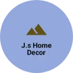 Business logo of J.S HOME DECOR