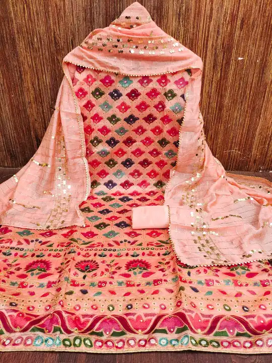 *Exclusive Dress Material Suit  For Women*
💃🏿💃🏿💃🏿💃🏿💃🏿💃🏿

Top Fabrics:-  *BHAGALPOORI  PR uploaded by SHIVA ENTERPRISE on 3/27/2023