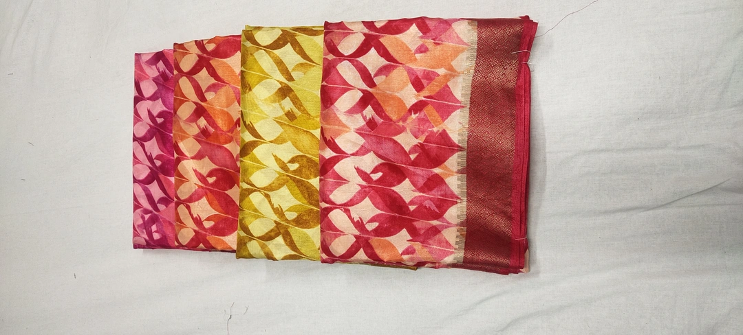 Dola silk jaqured fabric  uploaded by SAMBHAV DESIGNER on 3/27/2023