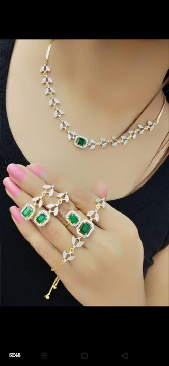 New Alloy Gold Plated Jewellery Set for womens and girls*
 uploaded by Nirmala Claction on 3/27/2023