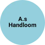 Business logo of a.s handloom