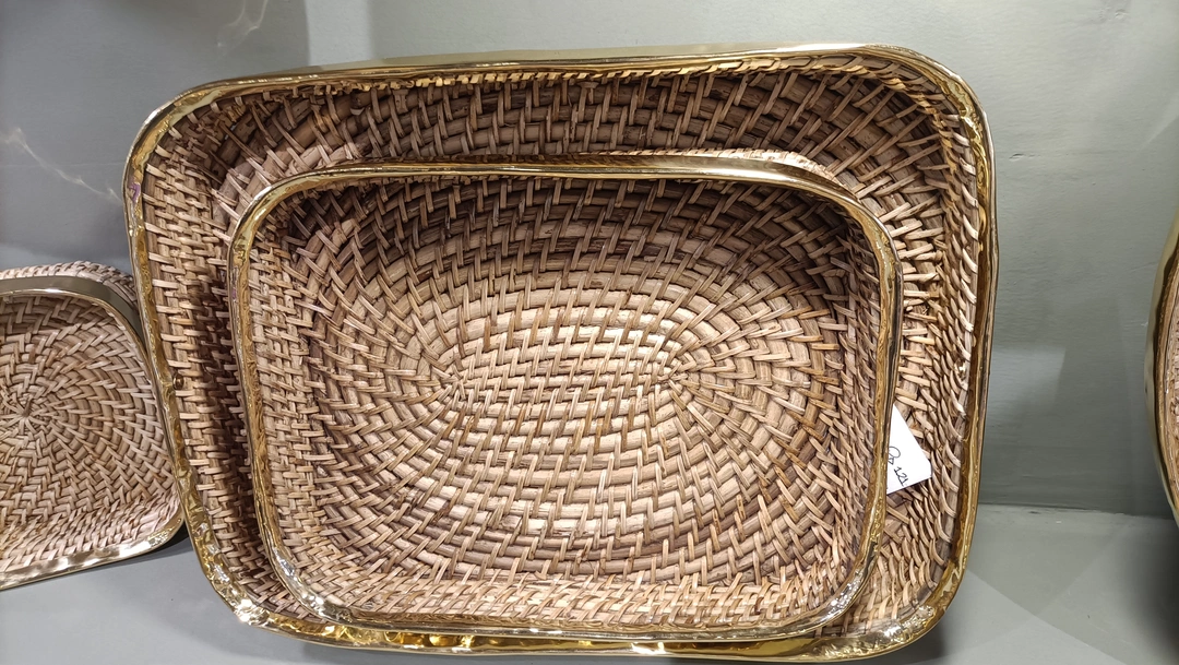 Basket with brass  uploaded by Mehar Crafts on 3/27/2023