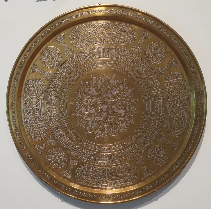 Gold antique finish tray  uploaded by business on 3/27/2023