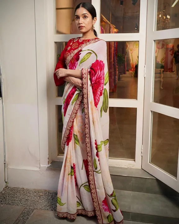

*#SabyaSachi Inspired...❣️#*THE Big Fat Indian Wedding Rajwada Style ❣️#* Premium Range Of Luxurio uploaded by Maa Arbuda saree on 3/27/2023