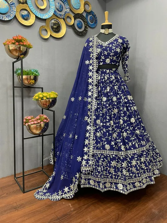 New Designer Lehenga launching single pcs available Order now best price best discount  uploaded by AHEMED FASHION  on 3/27/2023