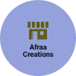 Business logo of Afraa creations
