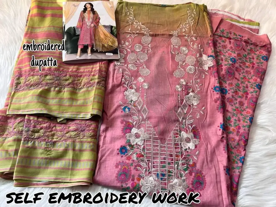 Shree Fab Sana Safinaz Embroidered Dupatta Collection  uploaded by Dresstination on 3/27/2023