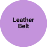 Business logo of Leather belt